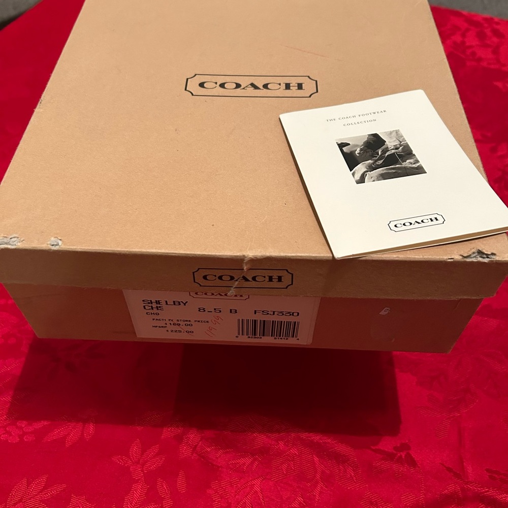 Coach Dark Brown Suede Ankle Boots - Picture 10 of 12
